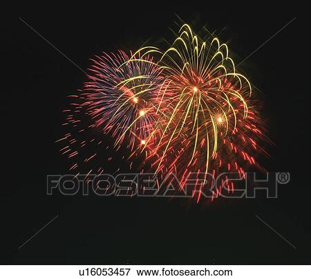 Firework Display View Large Photo Image Stock Photo - Firework Display. Fotosearch