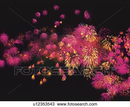 Stock Image - Fireworks. Fotosearch