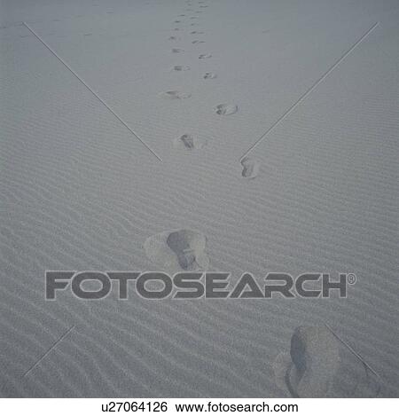 Footstep on sand View Large Photo Image Stock Photograph - Footstep on sand. Fotosearch