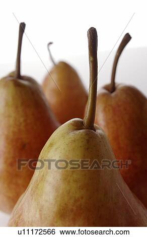 Stock Photograph - Four Pears. Fotosearch