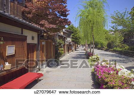 Gion district, Kyoto Prefecture, Honshu, Japan View Large Photo Image Stock Photo - Gion district, Kyoto Prefecture, Honshu, Japan. Fotosearch