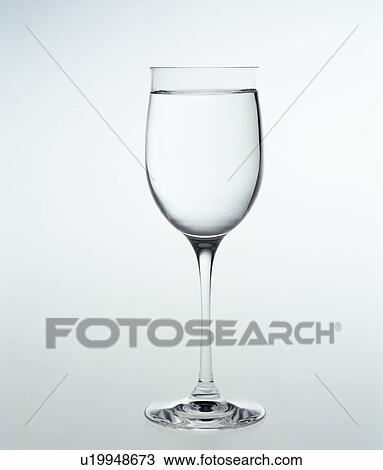 Glass of water, white background View Large Photo Image Stock Image - Glass of water, white background. Fotosearch