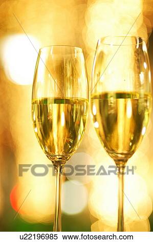 Glasses of champagne, close up View Large Photo Image Stock Photography - Glasses of champagne, close up. Fotosearch