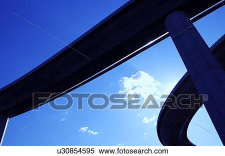 Highway against blue sky, toned image, Tokyo prefecture, Japan View Large Photo Image Stock Photography - Highway against blue sky, toned image, Tokyo prefecture, Japan. Fotosearch