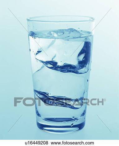 Stock Photo - Iced Water in Glass. Fotosearch