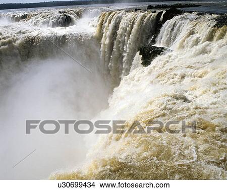 Picture - Iguacu Falls, Argentina. Fotosearch