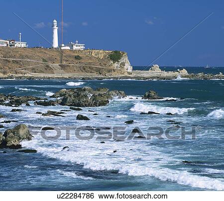Stock Photograph - Inubosaki Lighthouse, Chiba Prefecture, Honshu, Japan. Fotosearch