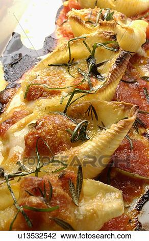 Stock Image - Italian oven food Caprese. Fotosearch