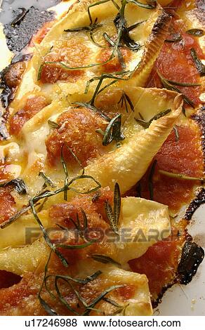 Stock Photo - Italian oven food Caprese. Fotosearch