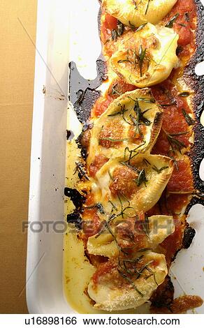 Stock Photograph - Italian oven food Caprese. Fotosearch