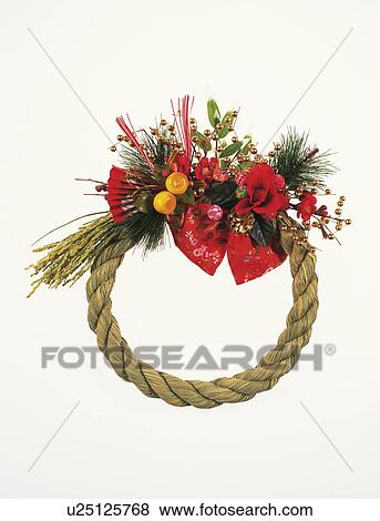 Japanese New Year's decoration View Large Photo Image Stock Photo - Japanese New Year's decoration. Fotosearch