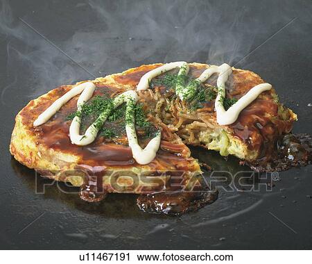 Japanese pancake View Large Photo Image Stock Image - Japanese pancake. Fotosearch