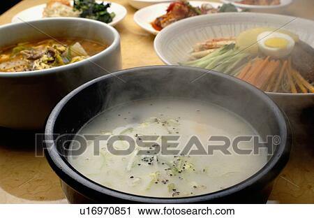 Komtan soup and Korean foods View Large Photo Image Stock Image - Komtan soup and Korean foods. Fotosearch