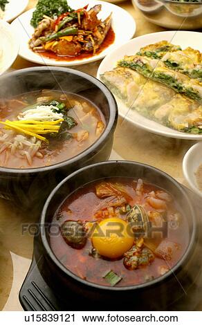 Stock Image - Korean foods. Fotosearch