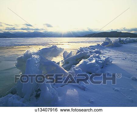 Lake Kussharo in winter, Teshikaga town, Hokkaido prefecture, Japan View Large Photo Image Stock Photograph - Lake Kussharo in winter, Teshikaga town, Hokkaido prefecture, Japan. Fotosearch