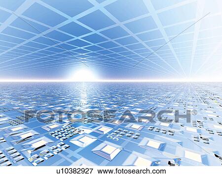 Light and grid, computer graphic View Large Photo Image Stock Photo - Light and grid, computer graphic. Fotosearch