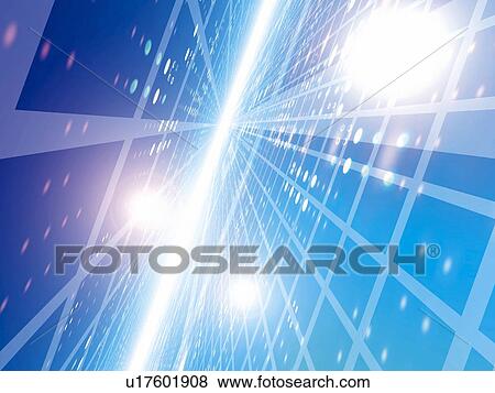 Lights and grid, computer graphic View Large Photo Image Stock Photo - Lights and grid, computer graphic. Fotosearch