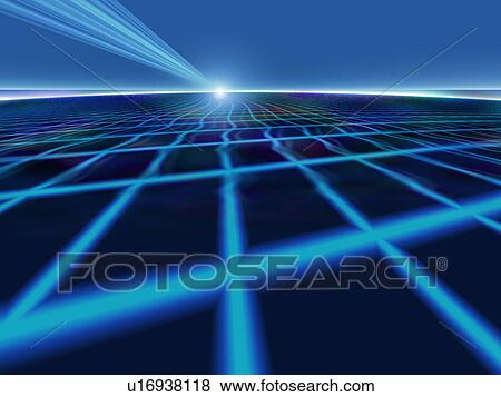 Lights beams, computer graphic View Large Photo Image Stock Photo - Lights beams, computer graphic. Fotosearch