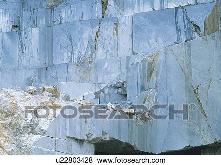Stock Photo - Marble quarries, Carrara, Italy. Fotosearch