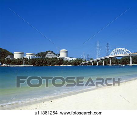 Mihama nuclear power plant, Fukui Prefecture, Honshu, Japan View Large Photo Image Picture - Mihama nuclear power plant, Fukui Prefecture, Honshu, Japan. Fotosearch