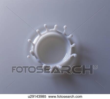 Milk Crown View Large Photo Image Stock Photography - Milk Crown. Fotosearch