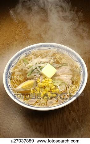 Stock Photo - Miso ramen. Fotosearch