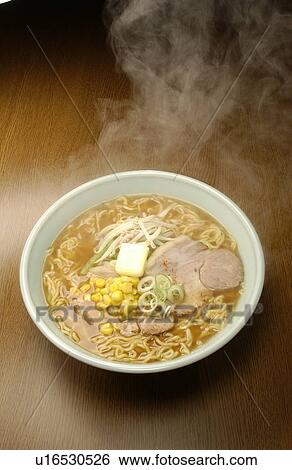 Stock Photograph - Miso ramen. Fotosearch