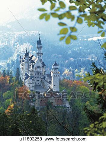 Stock Photo - Neuschwanstein Castle, Bayern, Germany. Fotosearch