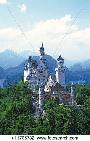 Stock Image - Neuschwanstein, Germany. Fotosearch