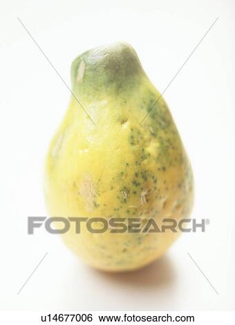 Papaya, white background View Large Photo Image Stock Photograph - Papaya, white background. Fotosearch