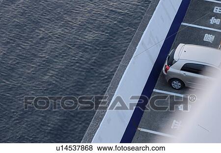 Parking lot in harbor View Large Photo Image Stock Photo - Parking lot in harbor. Fotosearch