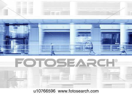 People walking down the passage, CG, composition, blurred motion View Large Photo Image Stock Photograph - People walking down the passage, CG, composition, blurred motion. Fotosearch
