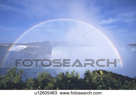Rainbow over Niagara falls, Ontario, Canada View Large Photo Image Stock Image - Rainbow over Niagara falls, Ontario, Canada. Fotosearch