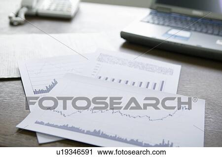 Rising line graph on papers View Large Photo Image Stock Image - Rising line graph on papers. Fotosearch