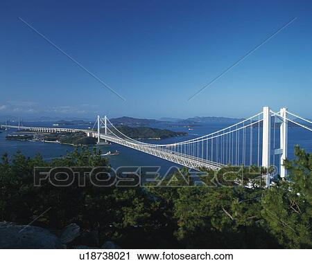 Seto Bridge, Kurashiki, Okayama Prefecture, Honshu, Japan View Large Photo Image Stock Image - Seto Bridge, Kurashiki, Okayama Prefecture, Honshu, Japan. Fotosearch