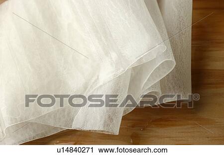 Stock Image - Sheet of radish, close up. Fotosearch