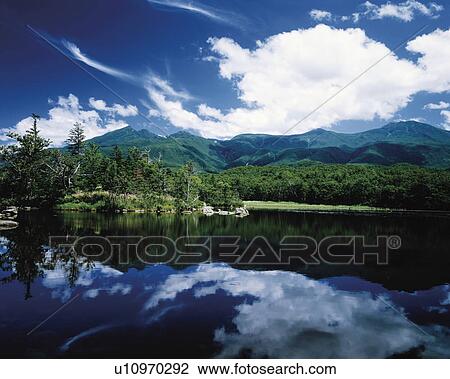 Stock Image - Shiretoko National Park, Five Lakes, Hokkaido Prefecture, Japan. Fotosearch