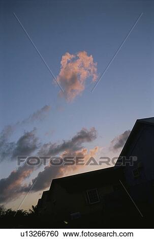 Silhouetted house at dusk View Large Photo Image Stock Image - Silhouetted house at dusk. Fotosearch