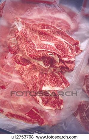 Sliced raw meat View Large Photo Image Stock Photo - Sliced raw meat. Fotosearch