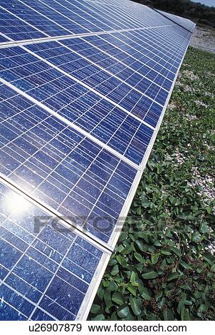 Solar panels View Large Photo Image Stock Photo - Solar panels. Fotosearch
