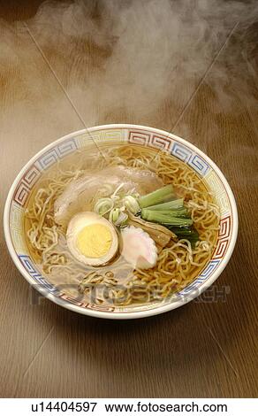 Soy sauce ramen in a bowl View Large Photo Image Stock Photo - Soy sauce ramen in a bowl. Fotosearch