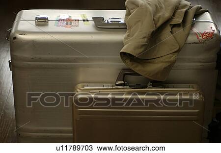 Stock Image - Suitcase and briefcase. Fotosearch