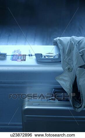 Stock Photograph - Suitcase and briefcase, toned image. Fotosearch