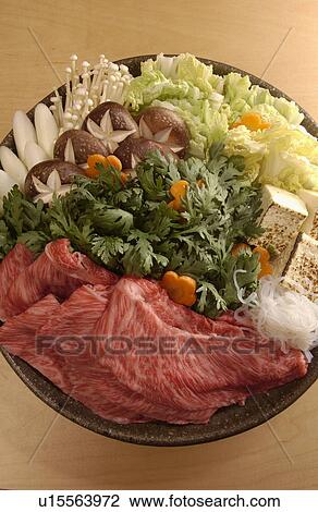 Sukiyaki View Large Photo Image Stock Image - Sukiyaki. Fotosearch