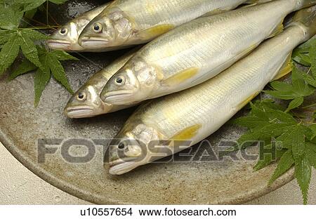 Picture - Sweetfishes on plate. Fotosearch