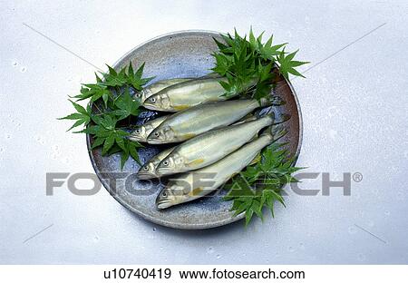 Sweetfishes on plate View Large Photo Image Stock Photo - Sweetfishes on plate. Fotosearch