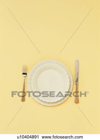 Stock Image - Table Setting. Fotosearch