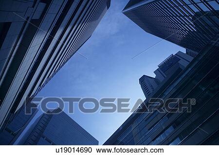Tall Buildings and Blue Sky View Large Photo Image Stock Image - Tall Buildings and Blue Sky. Fotosearch