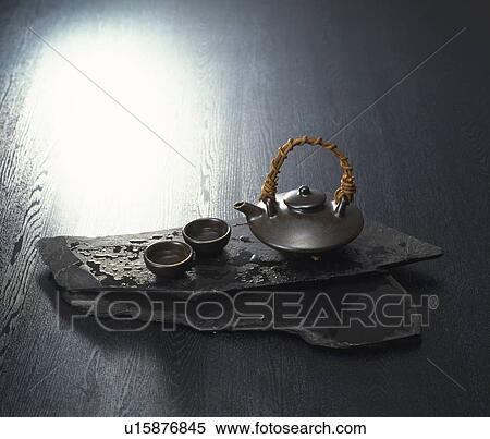 Teapot and cups View Large Photo Image Stock Photography - Teapot and cups. Fotosearch