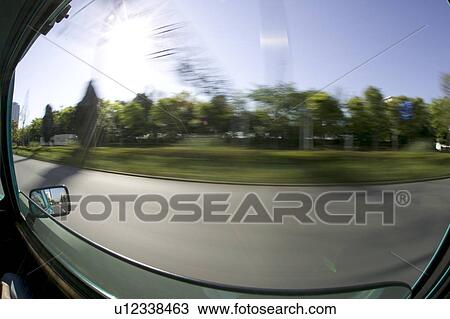 The view from car window, blurred motion, fish-eye lens, Tokyo prefecture, Japan View Large Photo Image Stock Image - The view from car window, blurred motion, fish-eye lens, Tokyo prefecture, Japan. Fotosearch